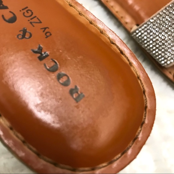 Rock & Candy by ZiGi flats champagne and rhinestones. Like New size 6 - Picture 7 of 9